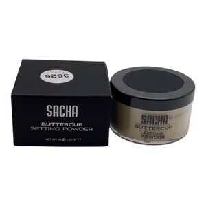Sacha Buttercup Setting Powder No Flashback Blurs Fine Lines & Pores 1oz